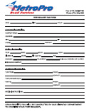 Tow request fax form