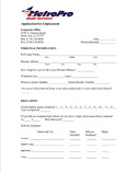 Application for Employment